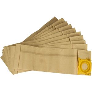 VHBW 10x Vacuum Cleaner Bag compatible with Sebo Automatic XP1, Automatic XP10, Automatic XP2 Vacuum Cleaner - Paper, 23.5 cm x 15.5 cm Sand-Coloured