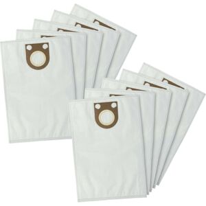 10x Vacuum Cleaner Bag Replacement for Bosch 2605411229 for Vacuum Cleaner - Microfleece, 43 cm x 33 cm, White - Vhbw