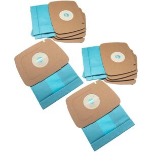 10x Vacuum Cleaner Bag Replacement for Electrolux / MisterVac MV266 for Vacuum Cleaner, paper, 21 cm x 16.2 cm, Light Blue - Vhbw