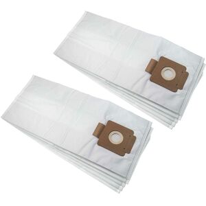10x Vacuum Cleaner Bag Replacement for Kärcher 6.907-019.0 for Vacuum Cleaner - Microfleece, 49.8 cm x 22.1 cm, White - Vhbw
