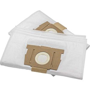 10x Vacuum Cleaner Bag Replacement for Menalux 2112 for Vacuum Cleaner - Microfleece, 32 cm x 22 cm, White - Vhbw