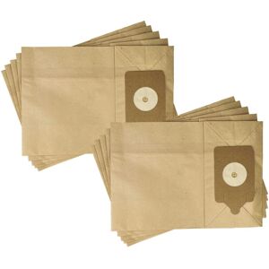 10x Vacuum Cleaner Bag Replacement for Numatic NVM-1C/2, 604100 for Vacuum Cleaner, 32.6 cm x 23.25 cm, Brown - Vhbw