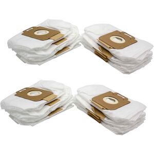 20 microfleece Dust Bags compatible with Hoover n 4 Vacuum Cleaner, White - Vhbw