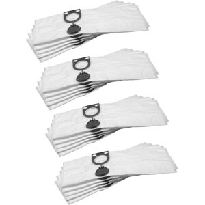 20 microfleece Dust Bags compatible with Metabo as 1200, as 20 l, asa 1201 Vacuum Cleaner, White - Vhbw