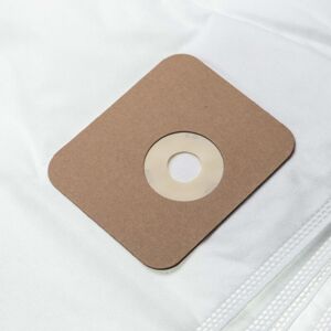 vhbw 20 microfleece Dust Bags compatible with Nilfisk Multi II 30 T Inox VSC Vacuum Cleaner, 54,15cm x 49.5cm, White