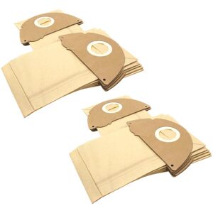 Vhbw - 20 Paper Dust Bags compatible with Kärcher K2102, K2103, K2104, K2105, K2106, K2107, K2108, K2109, K2110, K2111 Vacuum Cleaner, brown