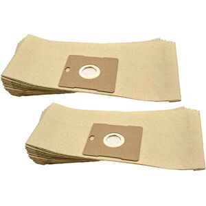 VHBW 20x Vacuum Cleaner Bag compatible with ide Line 740-048 Sirocco, 740-049 Sirocco, 740-068 Atlantic Vacuum Cleaner, 24.5 cm x 16 cm, Sand-Coloured