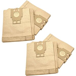 Vhbw - 20x Vacuum Cleaner Bag compatible with Miele Meteor, Meteor i, Meteor sl Vacuum Cleaner - Paper, type h, 27 cm x 21.5 cm, Sand-Coloured