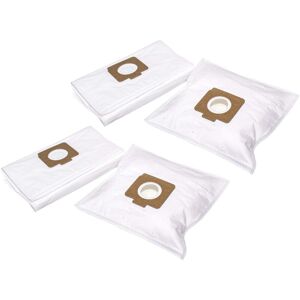 20x Vacuum Cleaner Bag compatible with Moulinex Compact tc 1400 Super, v 54, V54 Vacuum Cleaner, Microfleece, 28.5 cm x 19 cm, White - Vhbw