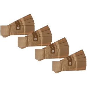 20x Vacuum Cleaner Bag Replacement for Kärcher 6.906-104.0 for Vacuum Cleaner, 12 cm x 6 cm, Brown - Vhbw