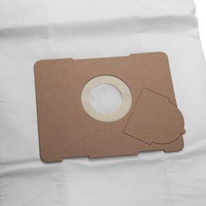 20x Filter Bag compatible with Protool Festool vcp 321 e-l Dust Extractor - Microfleece, 63.6 cm x 30.1 cm, White - Vhbw