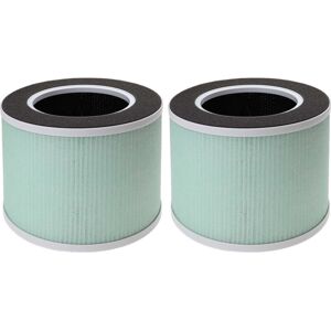 2x Air Filter compatible with Renpho RP-AP088B Air Purifier - Combi Filter 13 Pre-Filter + hepa 13 + Activated Carbon + Mesh Filter - Vhbw