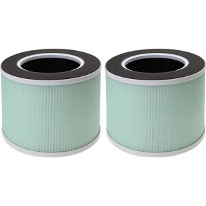 2x Air Filter compatible with Renpho RP-AP088W Air Purifier - Combi Filter 13 Pre-Filter + hepa 13 + Activated Carbon + Mesh Filter - Vhbw