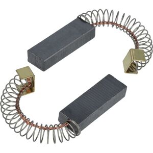 vhbw 2x Carbon Brush 6 x 10 x 31 mm compatible with Kärcher 1.934-145.0, 1.934-862.0, 1.934-812.0, 1.934-807.0 wet-dry vacuum cleaner + Spring