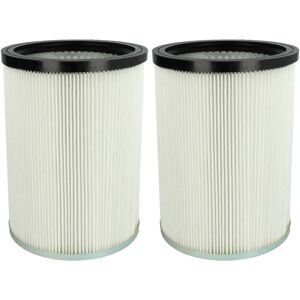 2x Cartridge Filter compatible with Kärcher nt 70/2 Me Classic cn, nt 70/2 Me Classic eu, nt 70/2 Me Classic sea Vacuum Cleaner - White - Vhbw