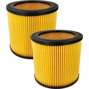 2x Cartridge Filter compatible with Parkside pnts 30/7 e, pnts 30/8 Extraction System - hepa Spare Filter, 18.2 x 16.7 cm - Vhbw