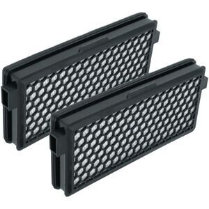 2x Filter compatible with Miele s 2000 - s 2999, Ruby, S2110, s 2, royal blue, S2111 Vacuum Cleaner - HEPA/activated carbon filter Black White - Vhbw