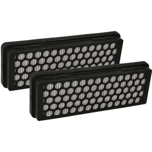 2x Filter compatible with Samsung SC61F0, SC61EO, SC61E3, SC61E2, SC61E7, SC61E4 Vacuum Cleaner - HEPA/flat-fold filter Black White - Vhbw