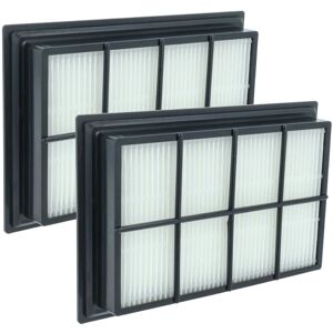 vhbw 2x Filter Replacement for Kärcher 2.860-229.0 for Vacuum Cleaner - HEPA filter Black White