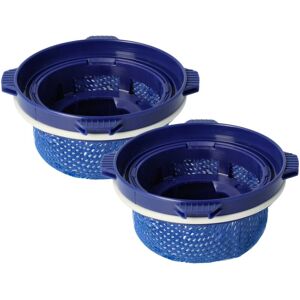 2x Filter Replacement for Samsung DJ97-02649B, DJ9702649A, DJ9702649B, DJ97-02649A for Vacuum Cleaner - Exhaust Filter Blue - Vhbw