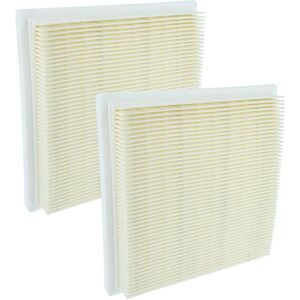 vhbw 2x Flat-Fold Filter Replacement for Bosch 2609256F65 for Vacuum Cleaner - Pleated Filter Element