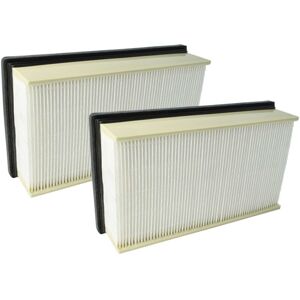 Vhbw - 2x Flat-Fold Filter Replacement for Kärcher 6.904-242.0, 04002667413540 for Vacuum Cleaner, Wet/Dry Vacuum Cleaner - Pleated Filter Element