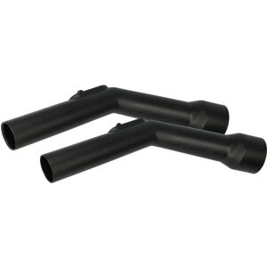 2x Hose Handle compatible with Miele S220, S221, S2180, S222, S223, S2181, S223-2, S219 Vacuum Cleaner - Curved Nozzle Part Wand, 30 cm Long - Vhbw