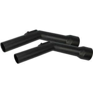 2x Hose Handle compatible with Miele S300I, S310I, S291, S290, S312I, S301I, S282I, S311I Vacuum Cleaner - Curved Nozzle Part Wand, 30 cm Long - Vhbw