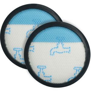 vhbw 2x Micro Hygiene Filter compatible with Rowenta Powerline Extreme RH8121WB, RH8055WA Vacuum Cleaner - Air Filter Black/Blue White