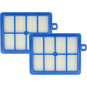 2x Replacement Filter compatible with aeg CycloneXL, ErgoSpace, Ergofit, JetMaxx, AirMax, Clario Vacuum Cleaner - Exhaust Filter Blue White - Vhbw
