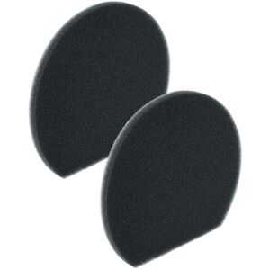 vhbw 2x Vacuum Cleaner Filter compatible with Bosch BGS05X240 Vacuum Cleaner - Foam Filter Black