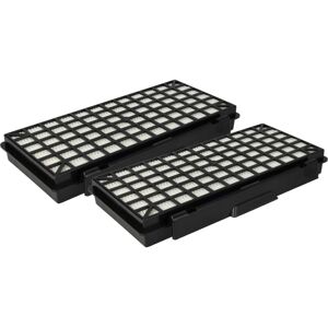 2x Filter Replacement for Siemens / Bosch 647753, 00577303, 00579496, 17004549, 57949, BBZ154HF for Vacuum Cleaner - hepa filter Black White - Vhbw