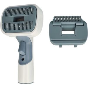 2-in-1 Pet Hair Brush compatible with Rowenta Silence Force Cyclonic Upgrade Vacuum Cleaner - For 32 mm Round Connector, Self-Cleaning - Vhbw