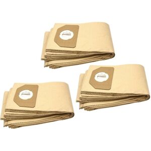 30 Paper Dust Bags compatible with Hoover Trolley Vacuum Cleaner, brown - Vhbw