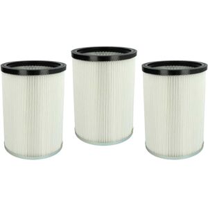 vhbw 3x Cartridge Filter compatible with Kärcher NT 90/2 Me Classic VEX, NT 90/2 Me Classic Edition EU Vacuum Cleaner - White