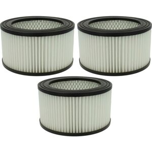 Vhbw - 3x Filter compatible with Oxeo 1200W Ash Vac - hepa Filter, Allergy Filter