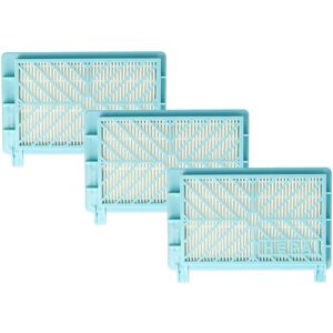 vhbw 3x Filter compatible with Philips HR8735HR8, HR8745, HR8755, HR8755HR, HR8755IS, HR8765HR, HR8735HO Vacuum Cleaner - HEPA Filter
