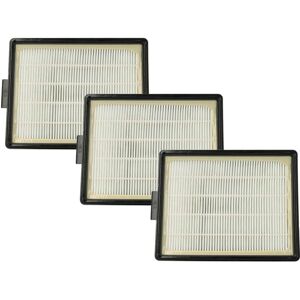 vhbw 3x Filter Replacement for Rainbow Rexair R12107B, R7292 for Vacuum Cleaner - HEPA/flat-fold filter Black White