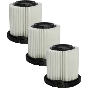 3x Fine Filter compatible with Kärcher 1.349-400.0 Vacuum Cleaner - Air Filter White - Vhbw