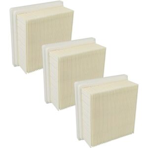3x Flat-Fold Filter Replacement for Flex fe vc 6 m, 487.26 for Vacuum Cleaner - Pleated Filter Element - Vhbw