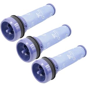 VHBW 3x Pre-Motor Filter compatible with Dyson DC33, DC28, DC39, DC28c, DC33c, DC37, DC37c, DC41, DC53, DC39c Vacuum Cleaner - Motor Protection Filter,