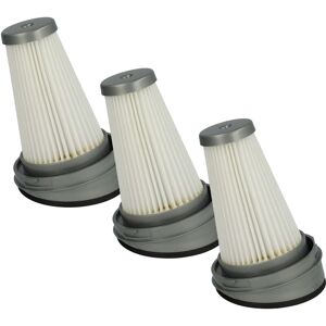 3x Replacement Filter compatible with Rowenta X-Pert Easy 160 RH7237WO Vacuum Cleaner - Cartridge Filter - Vhbw