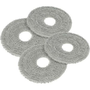 4x Cleaning Cloth compatible with Dreame X40 Master Robotic Vacuum Cleaner - Mopping Cloth, Mop Pad - 4x mop pad cover - Vhbw