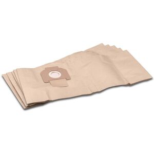 5 Paper Dust Bags compatible with Nilfisk-Alto Attix Centix 60, Centix 60 Premium Vacuum Cleaner, brown - Vhbw