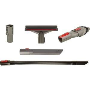 5-Part Vacuum Cleaner Nozzle Set compatible with Dyson Outsize Generation 2020, Absolute Vacuum Cleaners Grey - Vhbw
