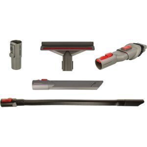 vhbw 5-Part Vacuum Cleaner Nozzle Set compatible with Dyson V11 Klick Absolute, Absolute Extra GSW, Absolute Extra Vacuum Cleaners Grey