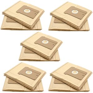 vhbw 50x Vacuum Cleaner Bag compatible with AEG/Electrolux Exquisit 1310, PC4206 Vacuum Cleaner - Paper, 22, 25 cm x 20.5 cm, Sand-Coloured