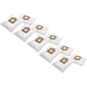 vhbw 50x Vacuum Cleaner Bag compatible with De Sina BSS MAX MOBIL 1400E Vacuum Cleaner, Microfleece, 51, 23.5 cm x 17.5 cm, White