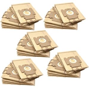 vhbw 50x Vacuum Cleaner Bag compatible with Miele S160, S162, S161, S163 Electronic 1400, S163 Vacuum Cleaner, type K 20.9 cm x 13 cm, Sand-Coloured