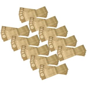 vhbw 50x Vacuum Cleaner Bag Replacement for Taski Tapiset 45, 8502.16, 7615400502516, Tapiset 38 for Vacuum Cleaner, 38.5 cm x 10 cm, Brown